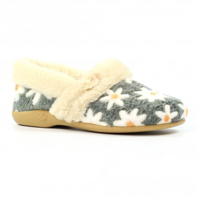 Lunar Ellis Grey Slipper