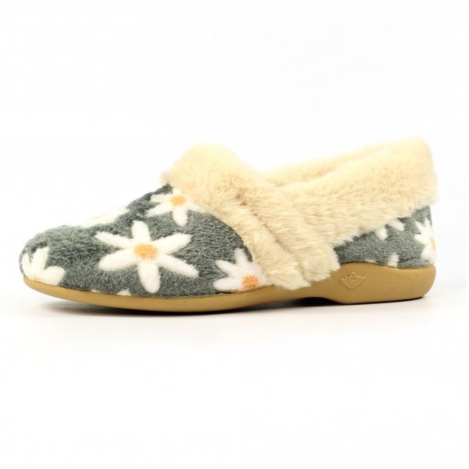 Lunar Ellis Grey Slipper
