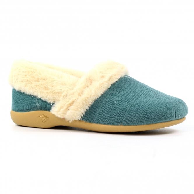 Lunar Elm Teal Slipper