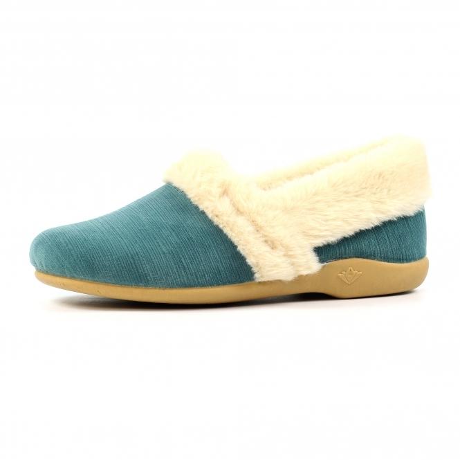 Lunar Elm Teal Slipper