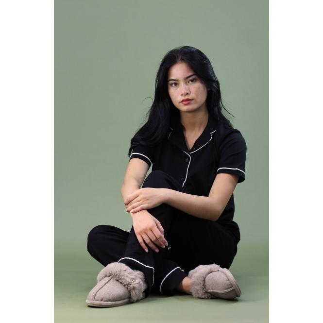 Lunar Ember Taupe Slipper