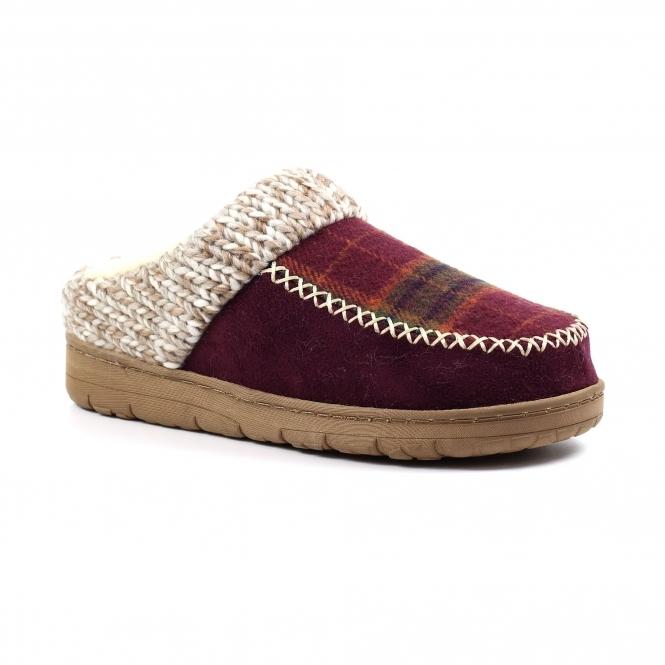 Lunar Emblaze Burgundy Slipper