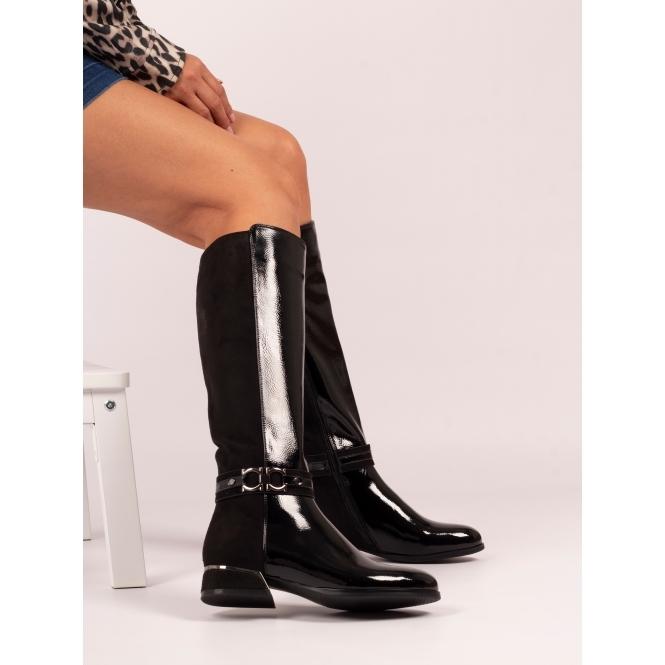 Lunar Emma Black Long Boot