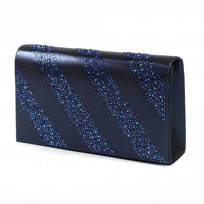 Lunar Emmerline Navy Clutch