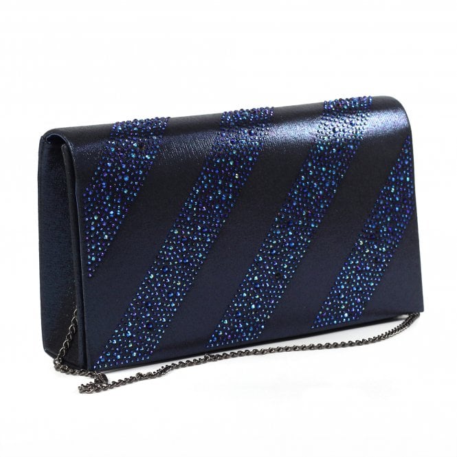 Lunar Emmerline Navy Clutch