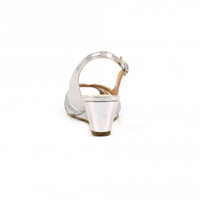 Lunar Emmerline Silver Slingback Wedge