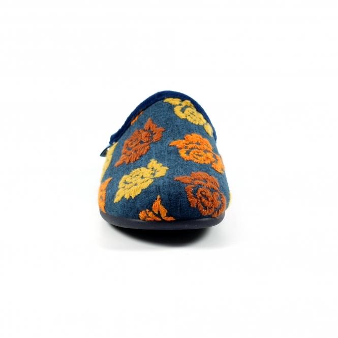 Lunar Empire Blue Mule Slipper