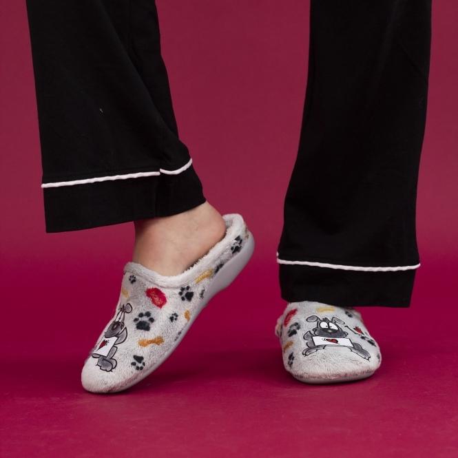 Lunar Euphoria Grey Slipper