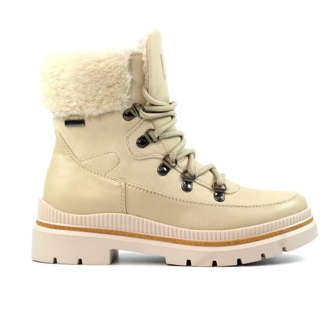 lunar Evelyn Beige Waterproof Boot