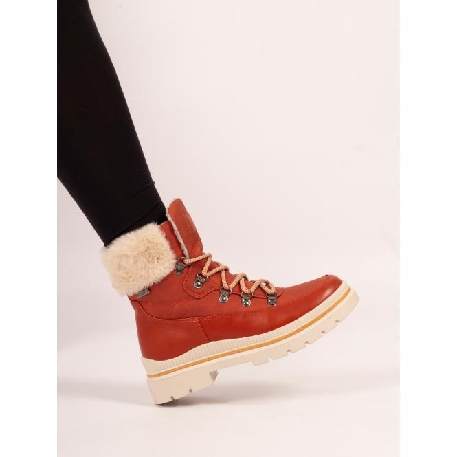 Lunar Evelyn Orange Waterproof Boot