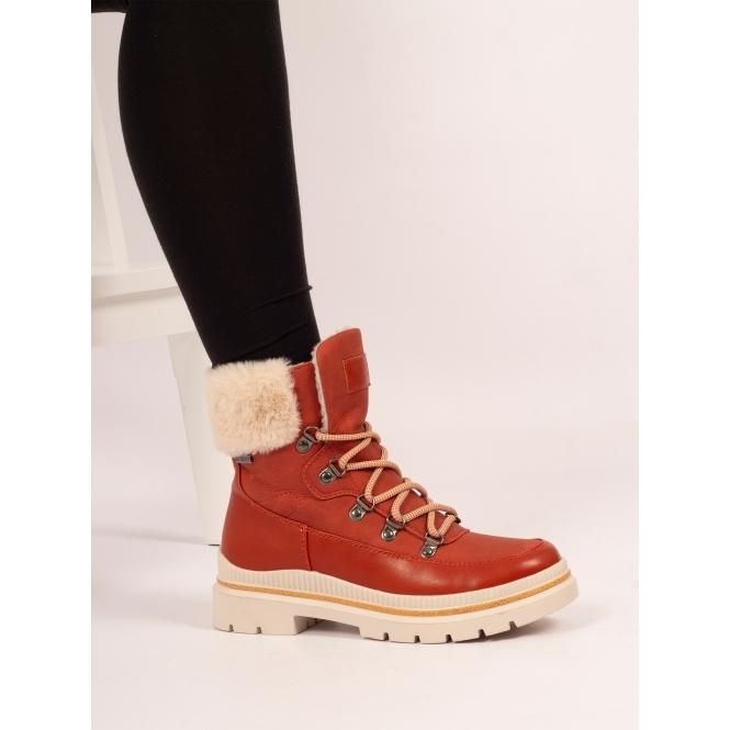 Lunar Evelyn Orange Waterproof Boot