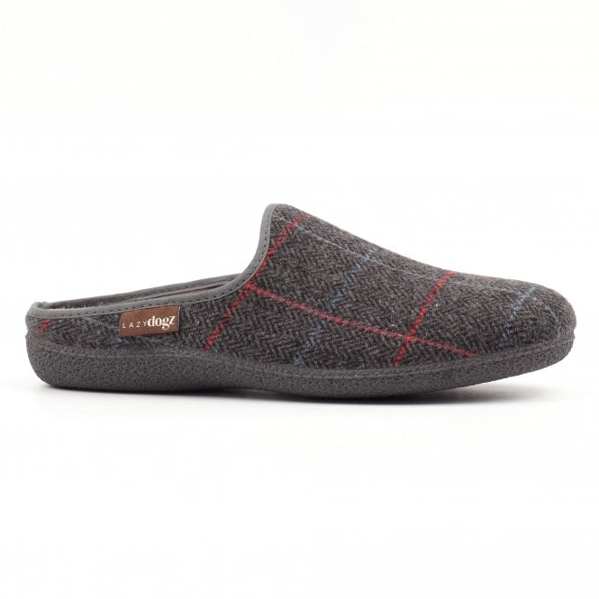 Lunar Farrell Grey Mule Slipper