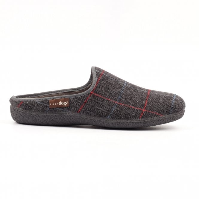 lunar Farrell Grey Mule Slipper