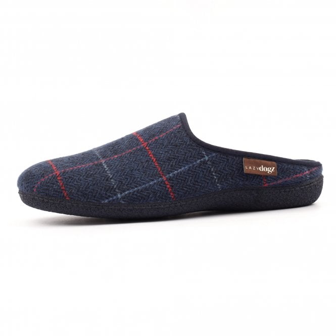 Lunar Farrell Navy Mule Slipper