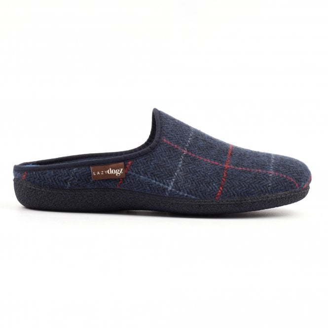 lunar Farrell Navy Mule Slipper