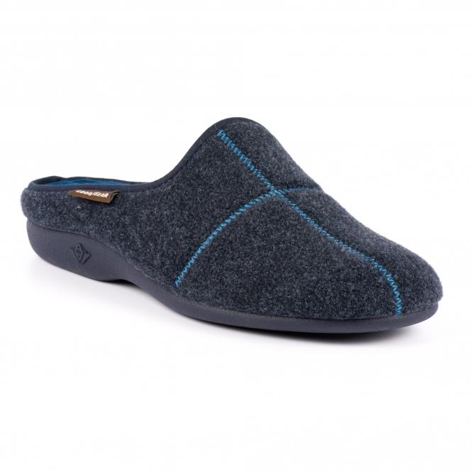 Lunar Fiasco Navy Mule Slipper