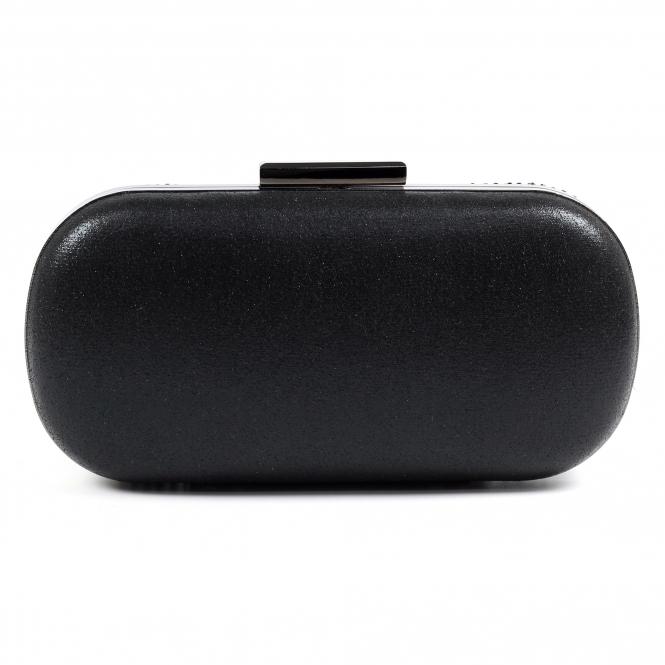 Lunar Francie Black Gemstone Clutch Bag
