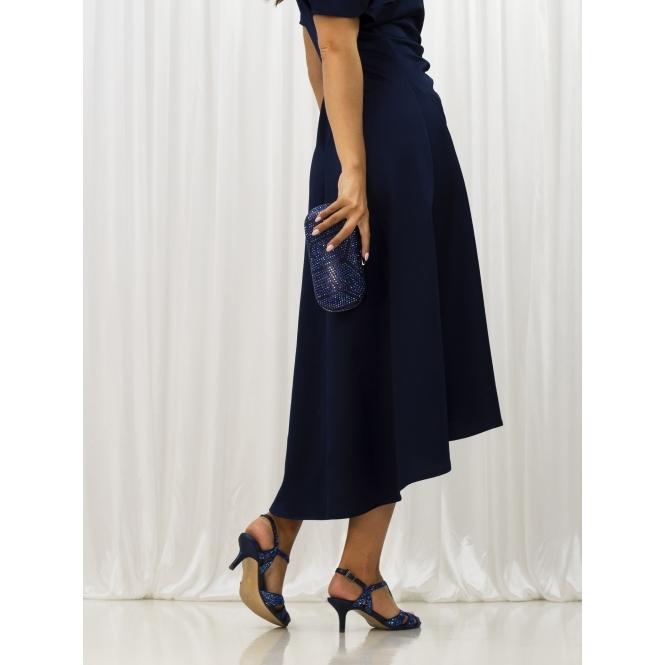 Lunar Francie Blue Gemstone Clutch Bag