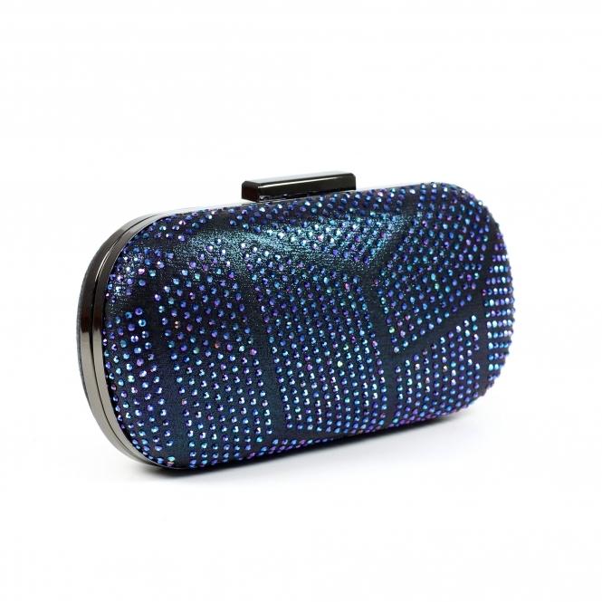 Lunar Francie Blue Gemstone Clutch Bag