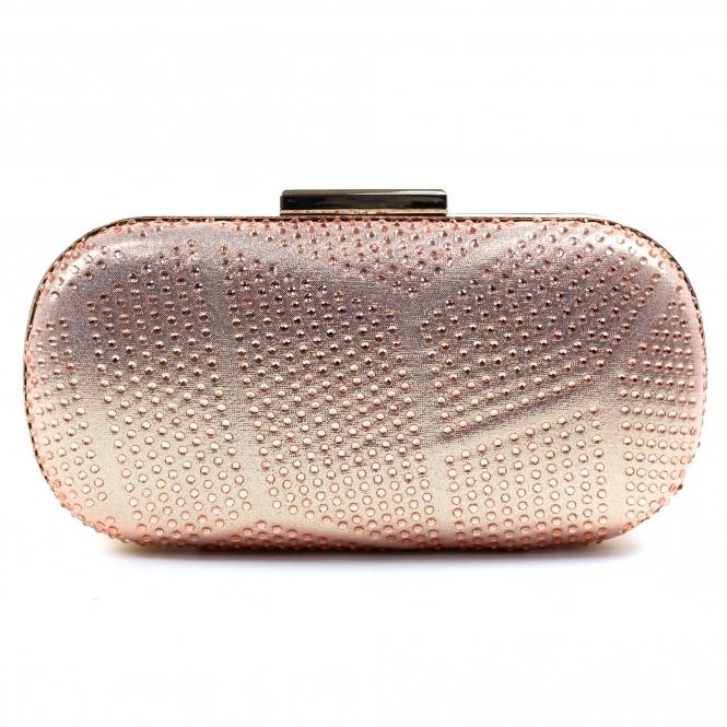 lunar Francie Rose Gemstone Clutch Bag