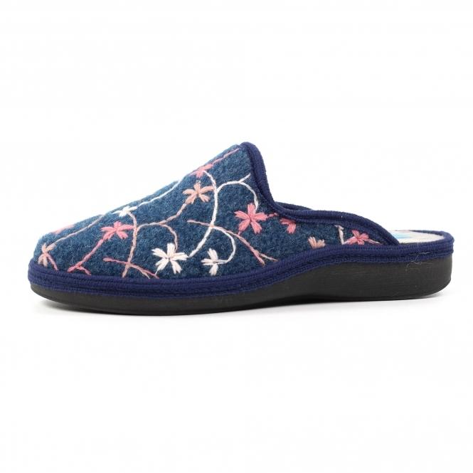 Lunar Genesis Navy Slipper