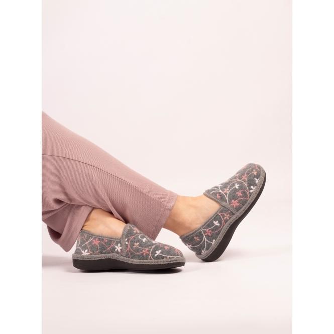 Lunar Gibson Grey Slipper