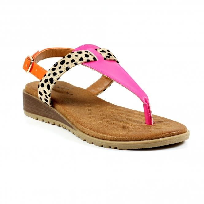Lunar Gina Fuchsia Sandal