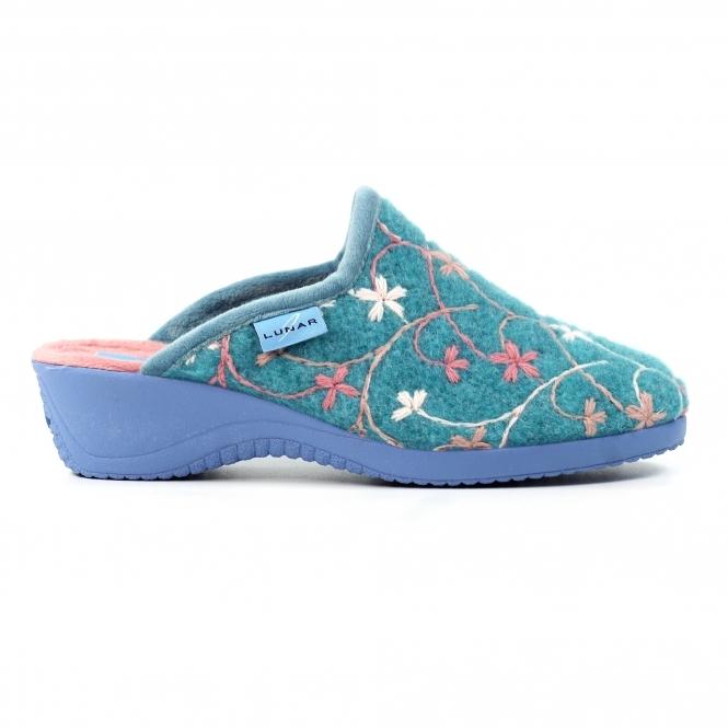 lunar Harlow Teal Slipper
