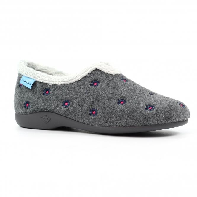 Lunar Havana Grey Slipper