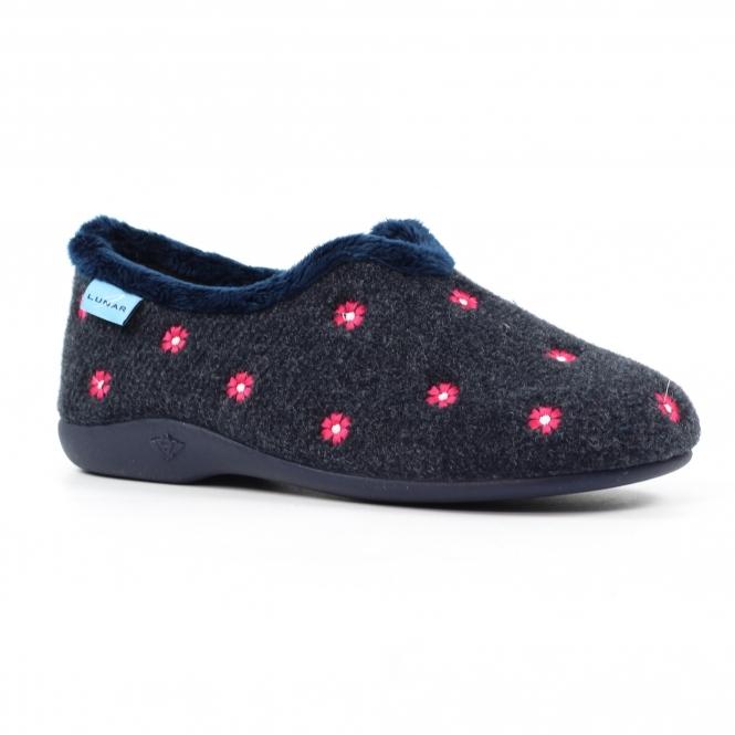 Lunar Havana Navy Slipper