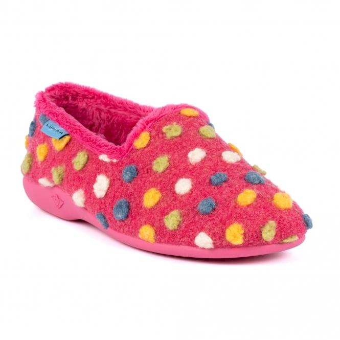 Lunar Helix Pink Polka Dot Slipper