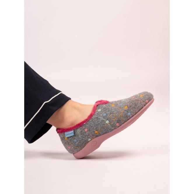 Lunar Helsinki Grey Slipper
