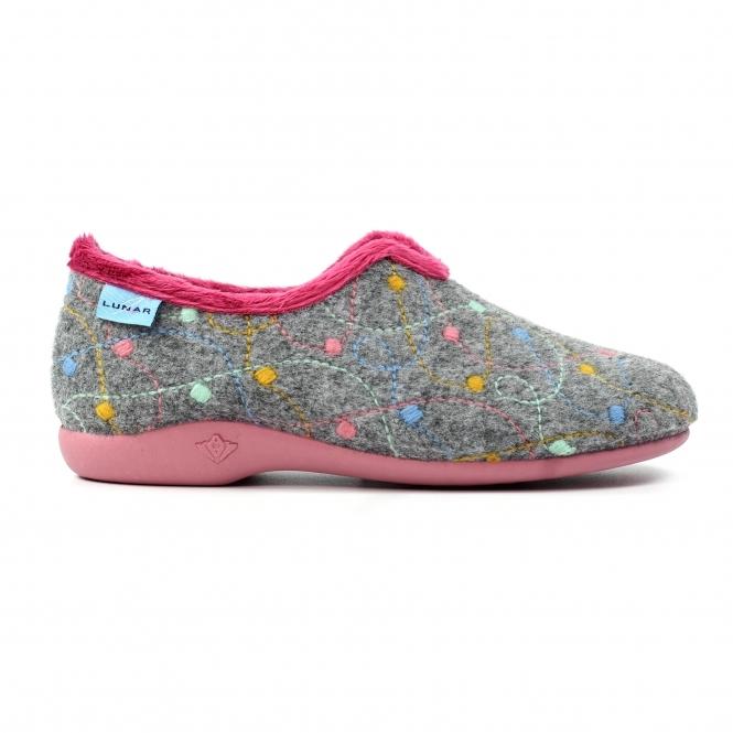 lunar Helsinki Grey Slipper