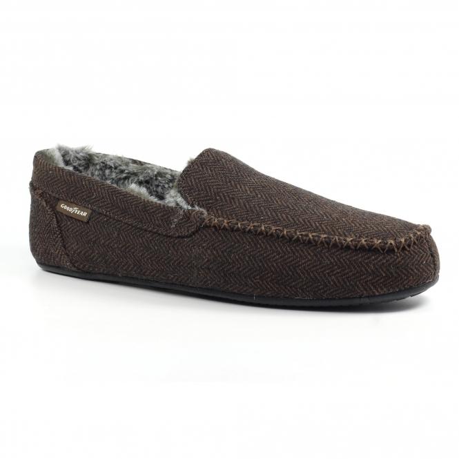 Lunar Hendrix Brown Slipper