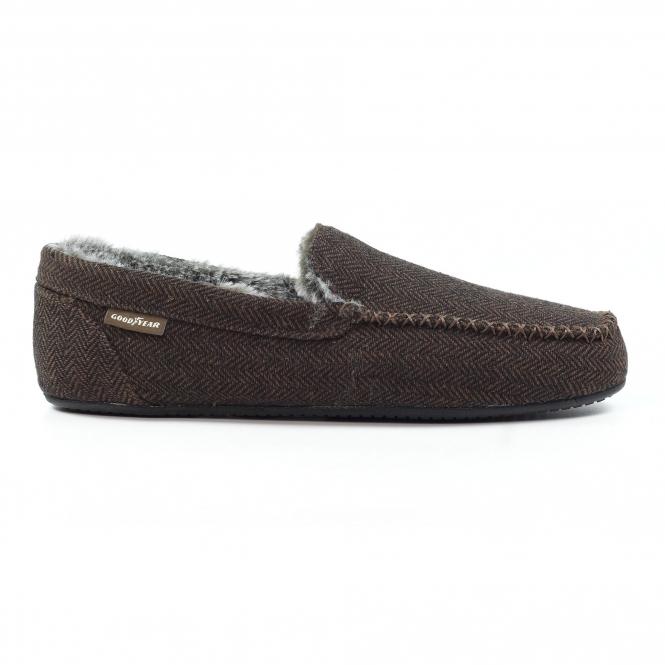 lunar Hendrix Brown Slipper