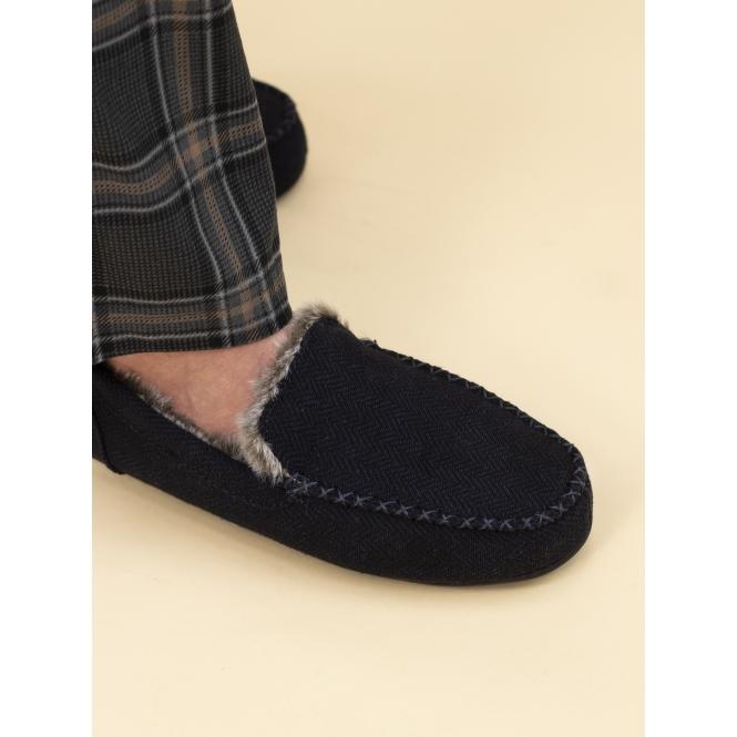 Lunar Hendrix Navy Slipper