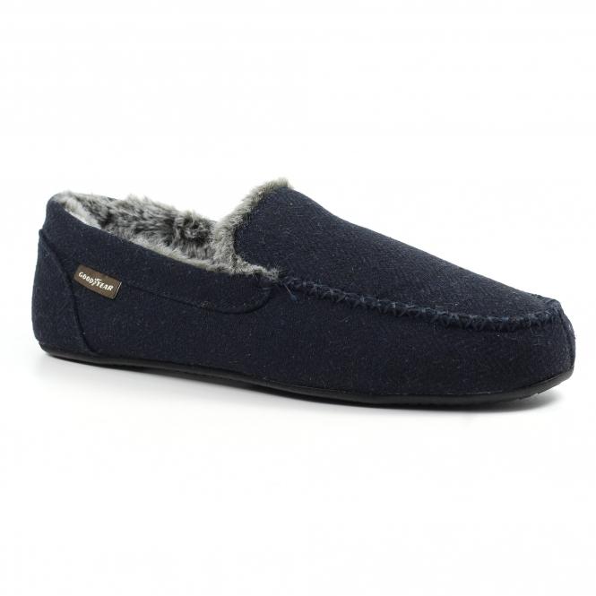 Lunar Hendrix Navy Slipper