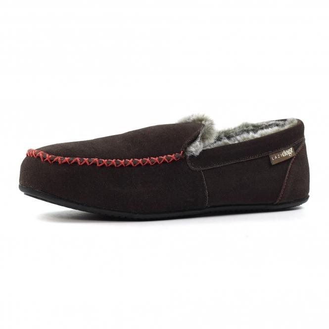 Lunar Henry Brown Slipper