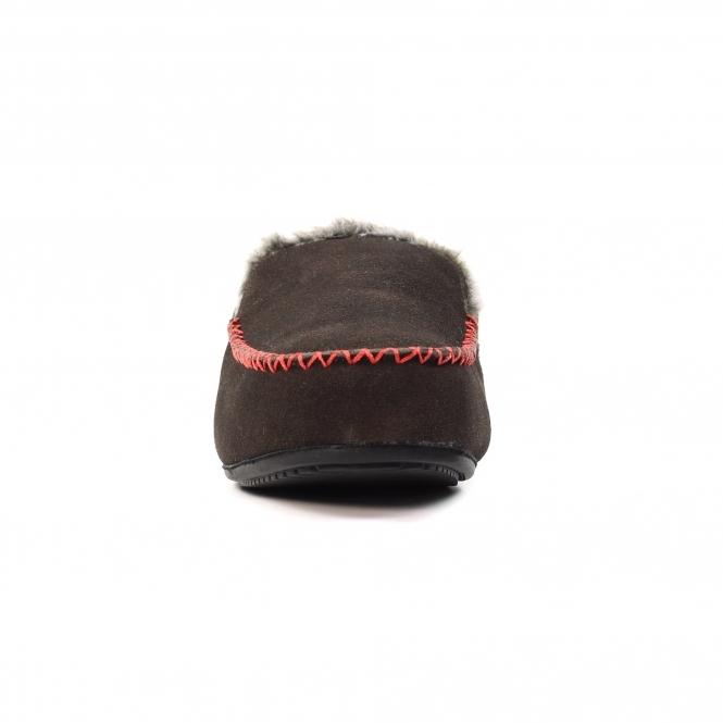 Lunar Henry Brown Slipper