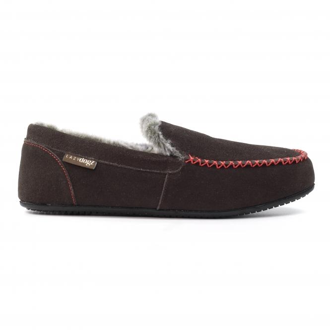 lunar Henry Brown Slipper
