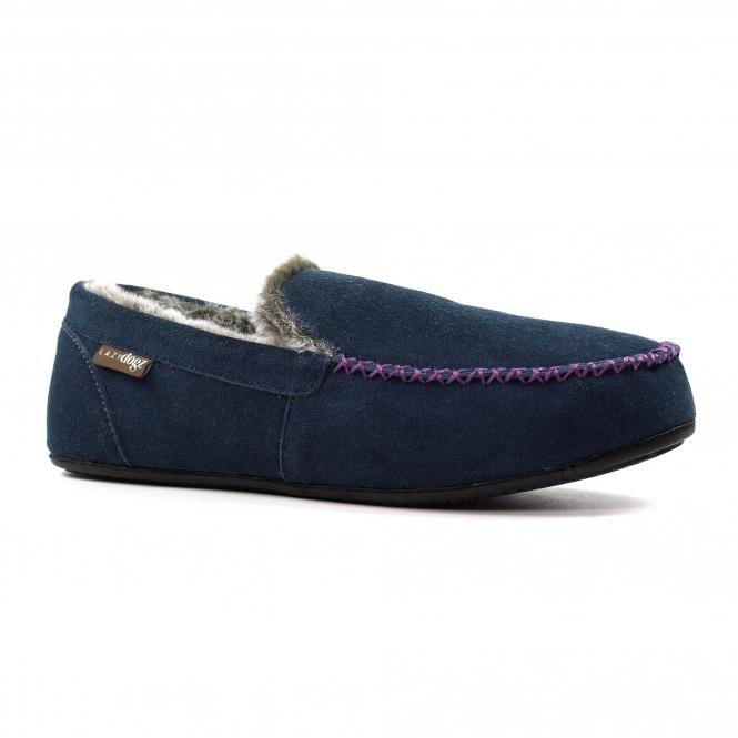 Lunar Henry Navy Slipper