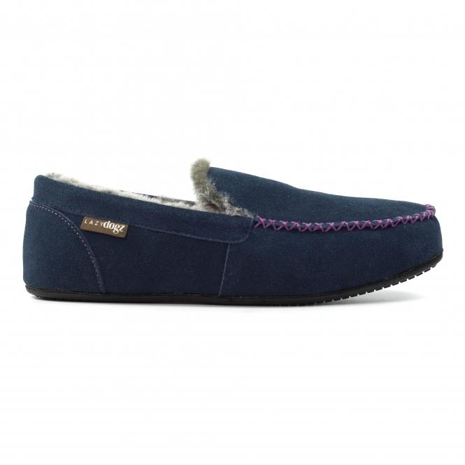 lunar Henry Navy Slipper
