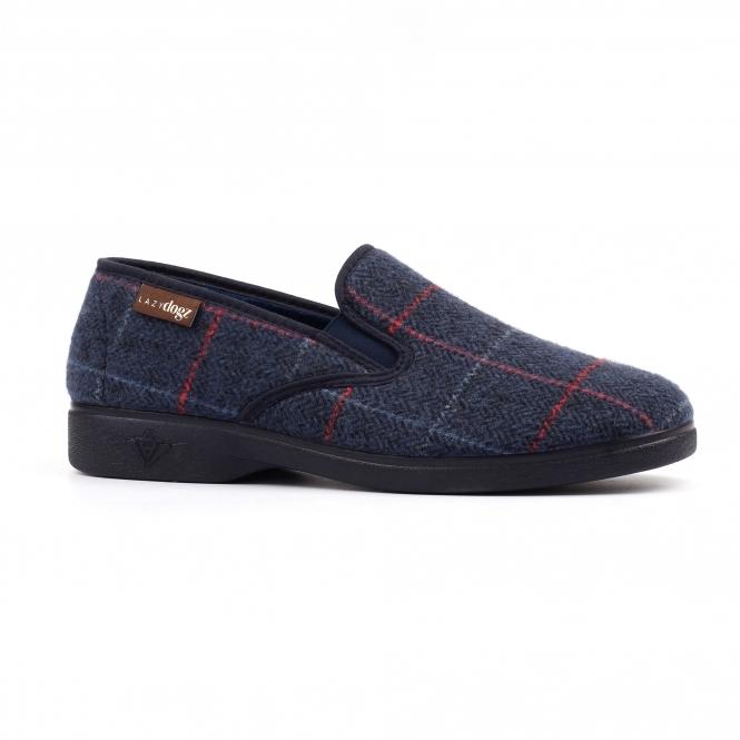 Lunar Hughes Navy Slipper