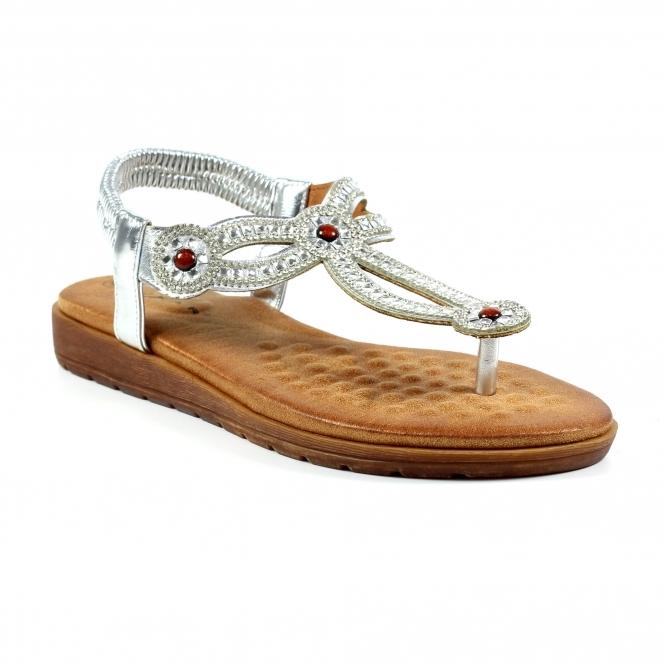 Lunar Iona Silver Sandal