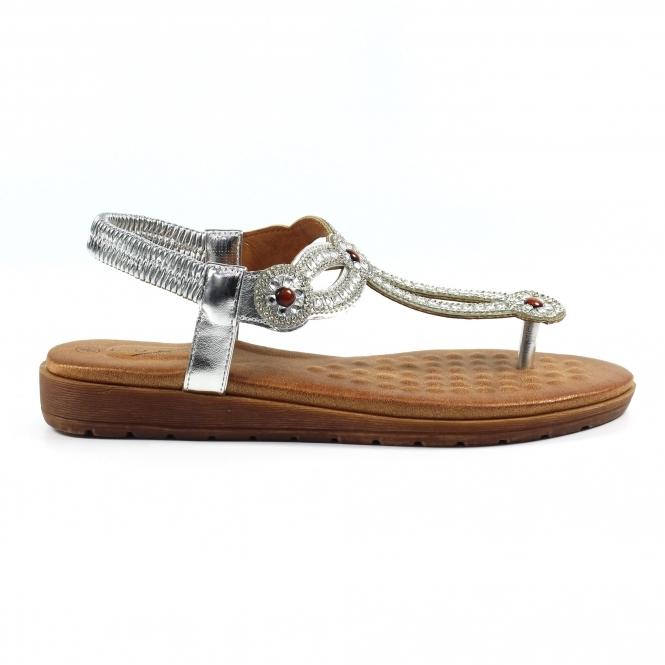 lunar Iona Silver Sandal