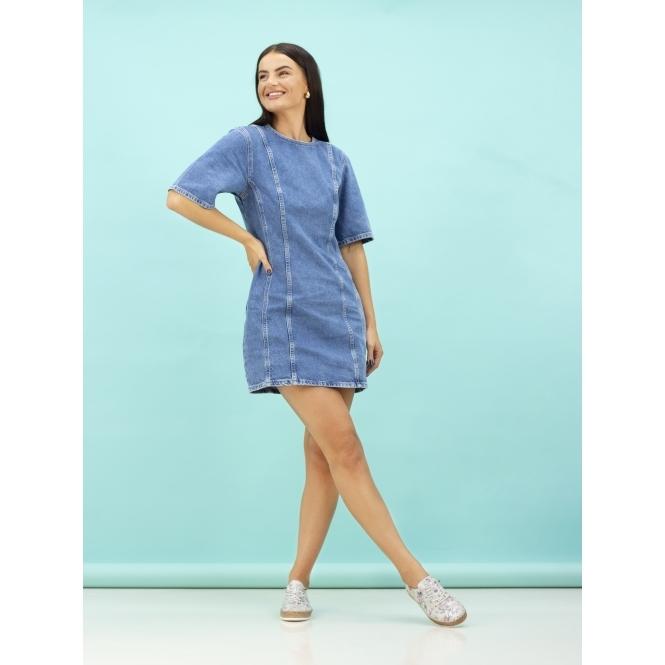 Lunar Iva White Leather Plimsoll