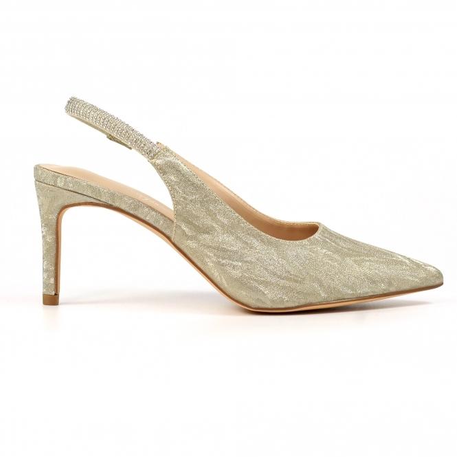 Lunar Janine Gold Slingback Heel