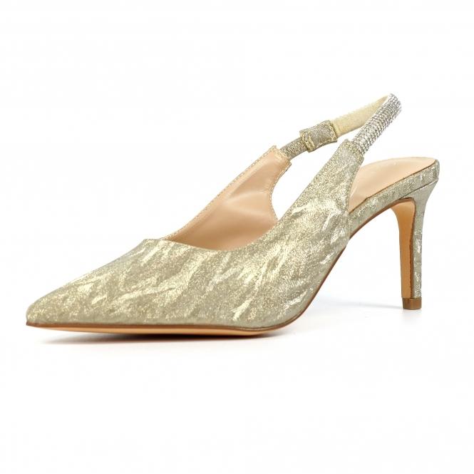 Lunar Janine Gold Slingback Heel