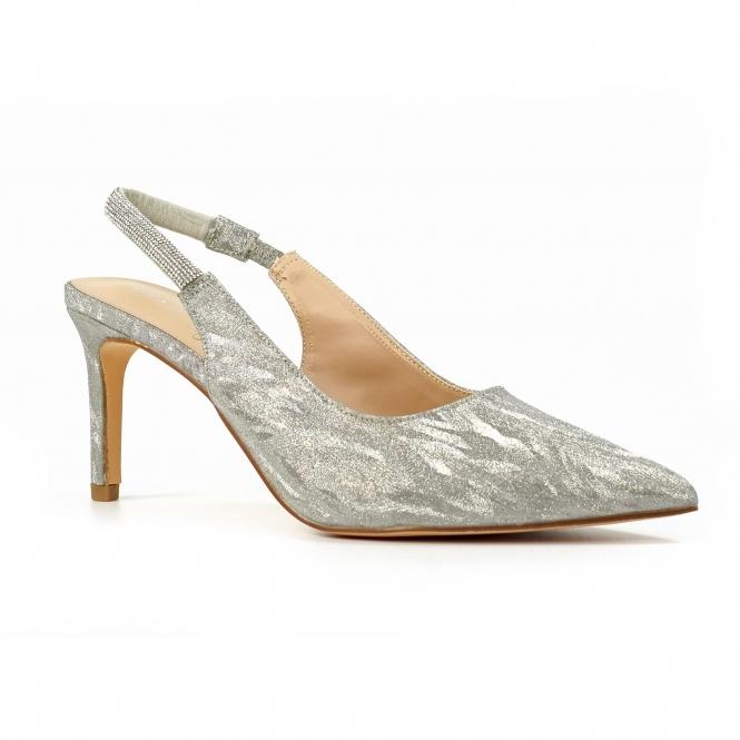 Lunar Janine Silver Slingback Heel