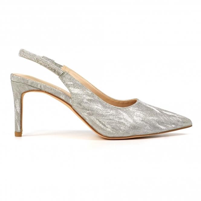 lunar Janine Silver Slingback Heel